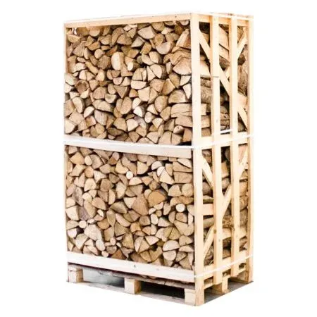 Palette Kammergetrocknetes gespalten Akazie Brennholz 25 cm — Ansicht 1