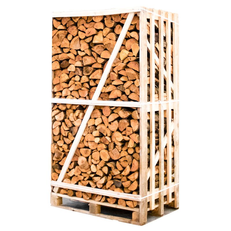 Palette kammergetrocknetes gespalten Erle Brennholz 25cm