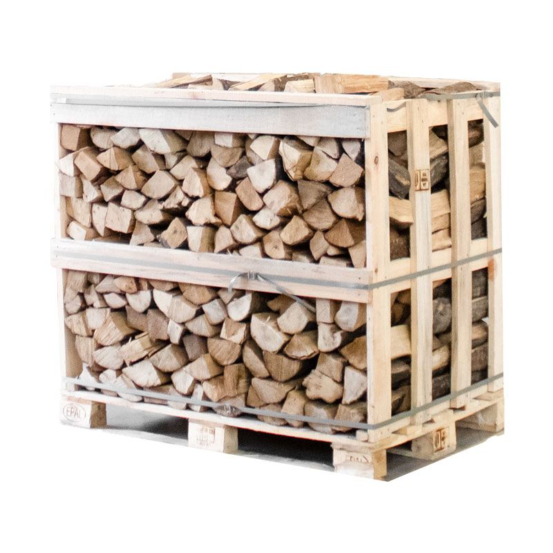 Halbe palette kammergetrocknetes gespalten Hainbuche Brennholz 25cm — Ansicht 1
